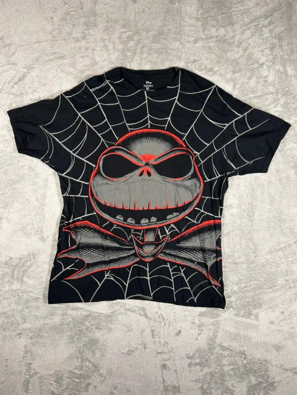 disney nightmare before christmas spider web graphic tee size XL